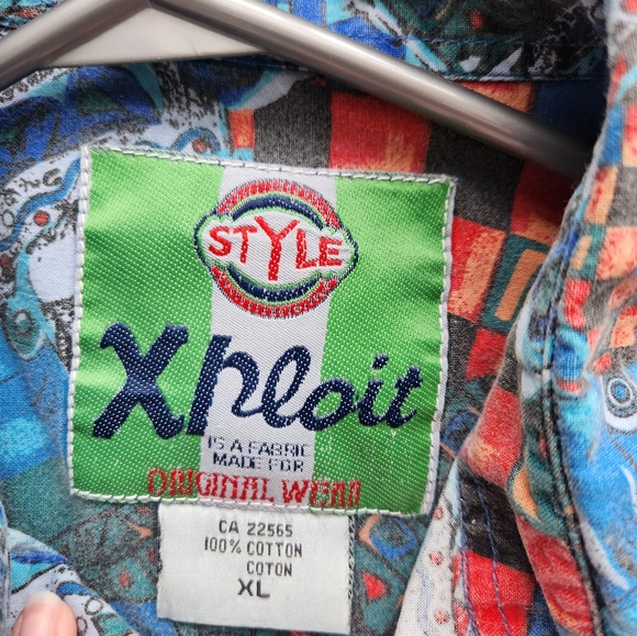 Retro oversized short sleeved graphic shirt - Picture 2 of 3